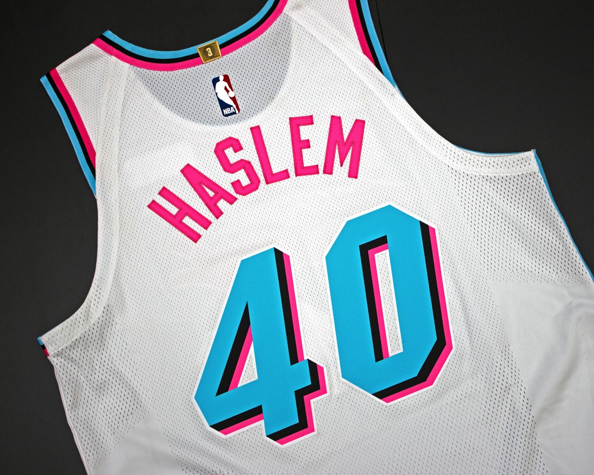 miami vice heat jersey haslem, Off 66%