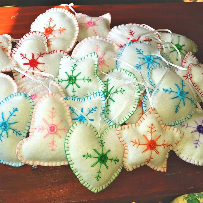 felt ornaments
