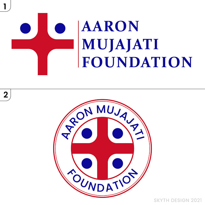 AARON MUJAJATI FOUNDATION  LOGO DESIGN_BOTH