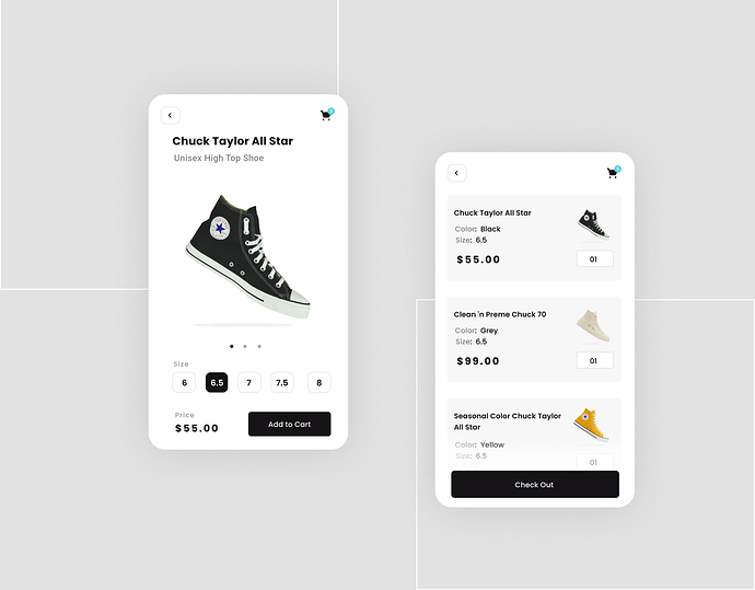 Converse buy page Redesign 1