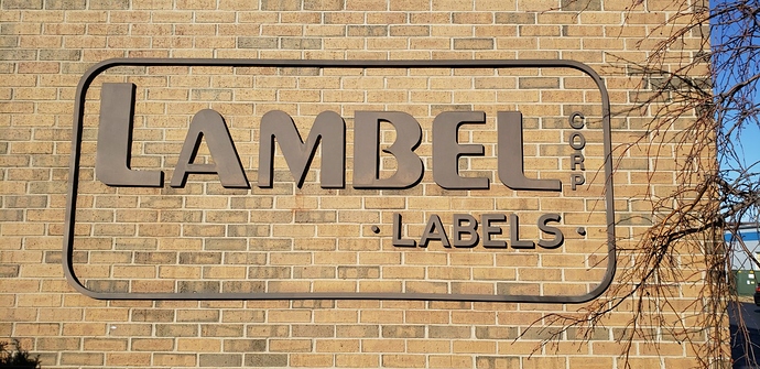 Lambel sign