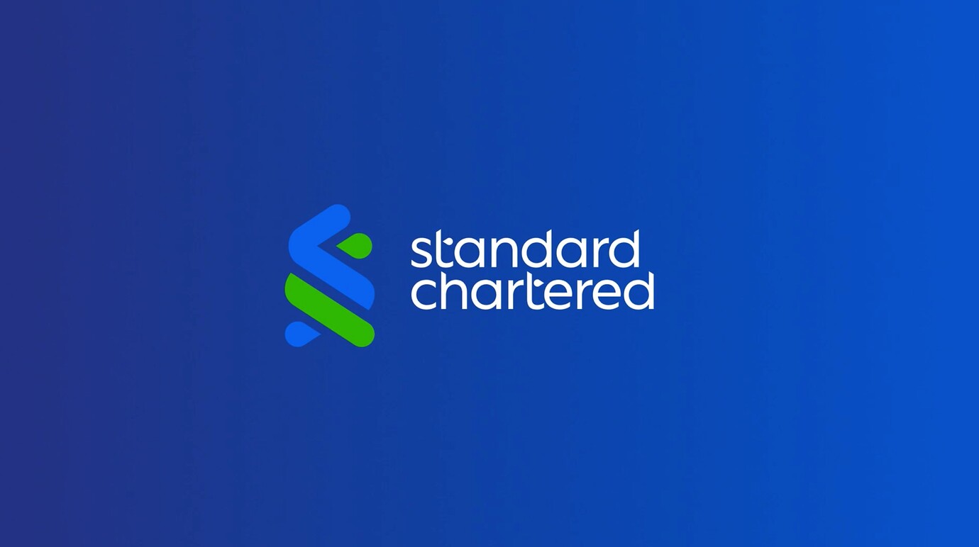 Refreshed Standard Chartered Bank identity Inspiration Graphic