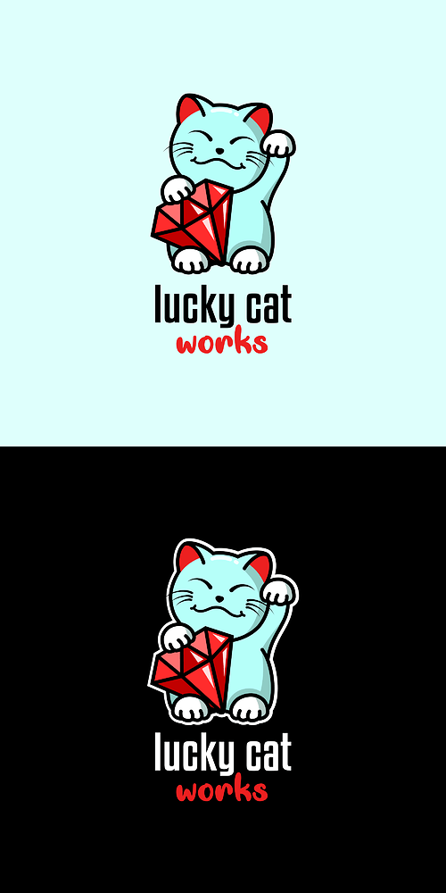 Lucky cat works
