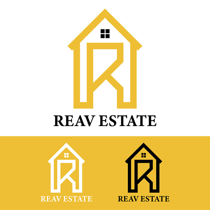 REAV ESTATE LOGO DESIGN_FINAL COLOUR VARIATION