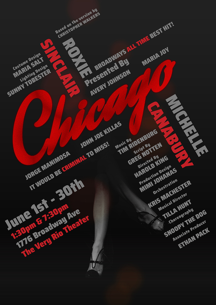 Chicago Poster-Skew