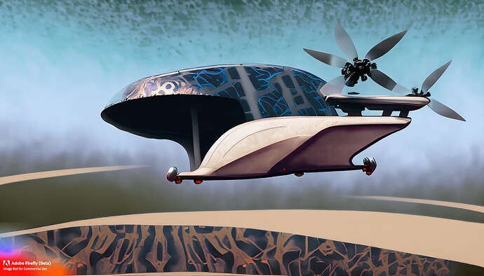 Firefly_The+Aero-Strider is a sleek and futuristic mode of transportation that hovers above the ground using a combination of anti-gravity technology and advanced thrusters. Designed for both speed and comfort, (2)