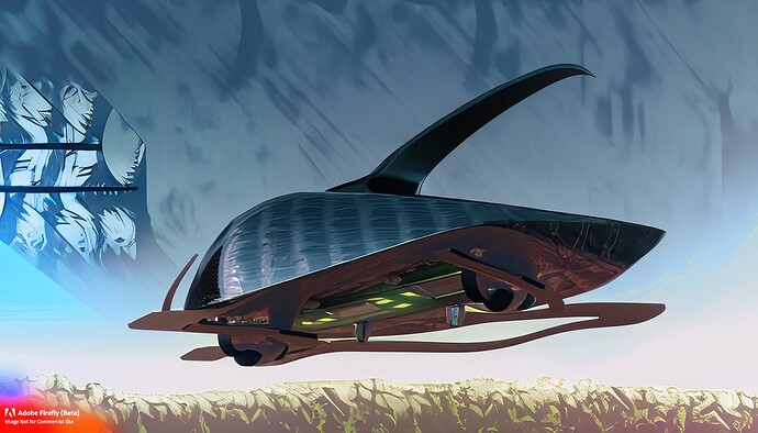 Firefly_The+Aero-Strider is a sleek and futuristic mode of transportation that hovers above the ground using a combination of anti-gravity technology and advanced thrusters. Designed for both speed and comfort, (3)