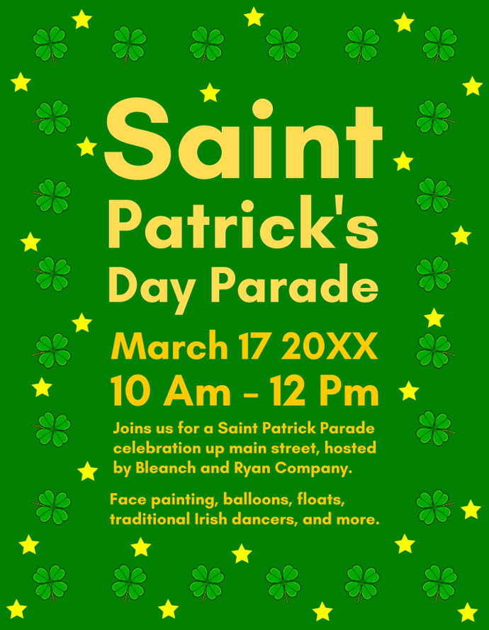 SaintPartickDayParade