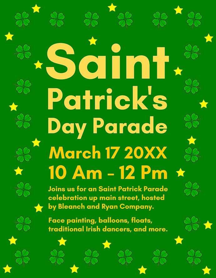 SaintPartickDayParade