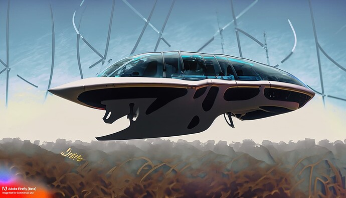 Firefly_The+Aero-Strider is a sleek and futuristic mode of transportation that hovers above the ground using a combination of anti-gravity technology and advanced thrusters. Designed for both speed and comfort, (1)