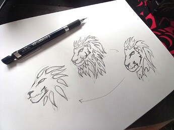 sketches2_lion