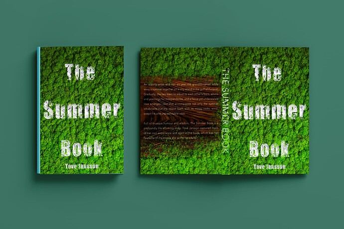Text summer book fin