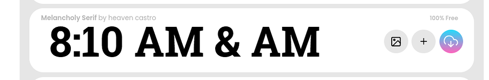 melanchollyfont