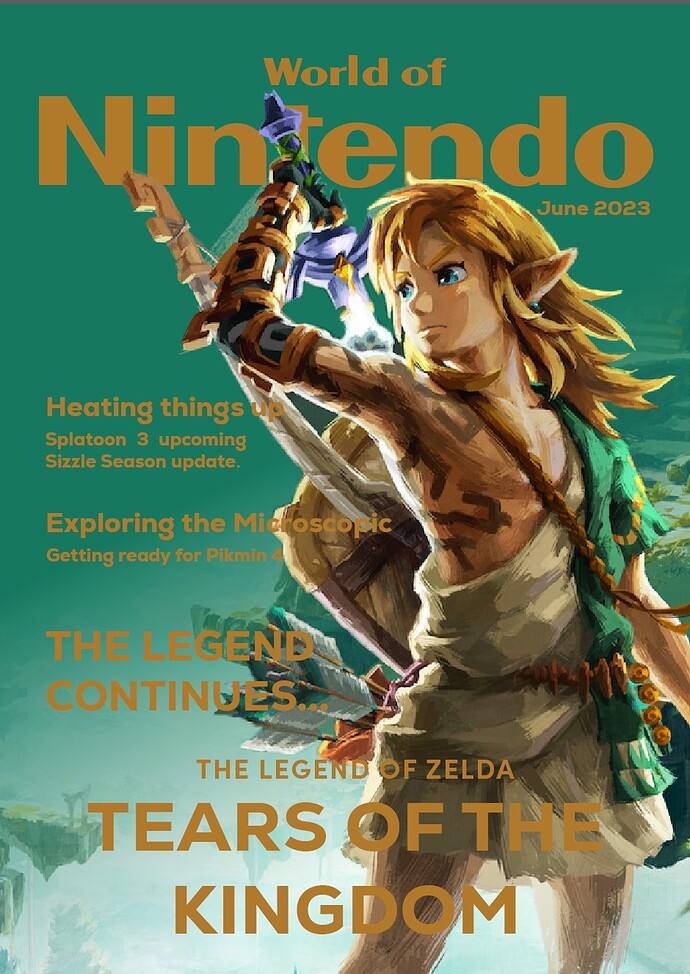Nintendo World Magazine Cover WIP