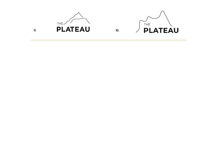 The Plateau Logo concepts2