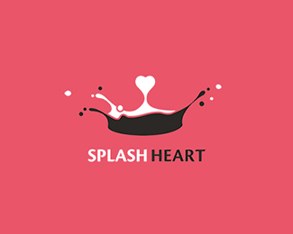 Splash-Heart-Logo-Design