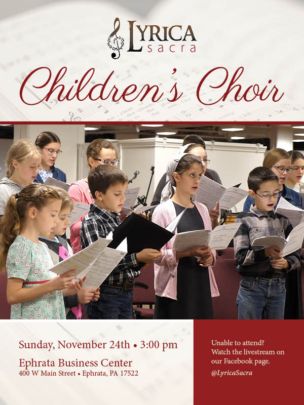 Children's Choir promo poster