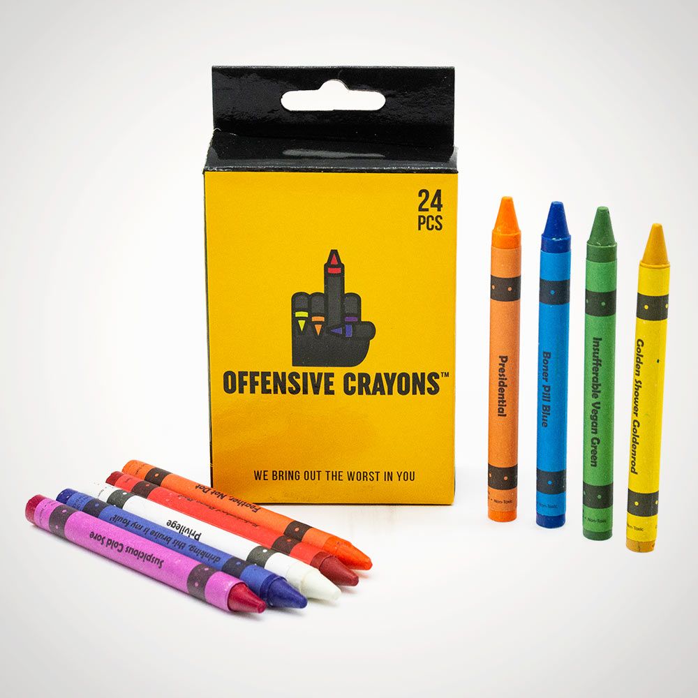 Offensive Crayons guaranteed to bring out the worst in you - Off