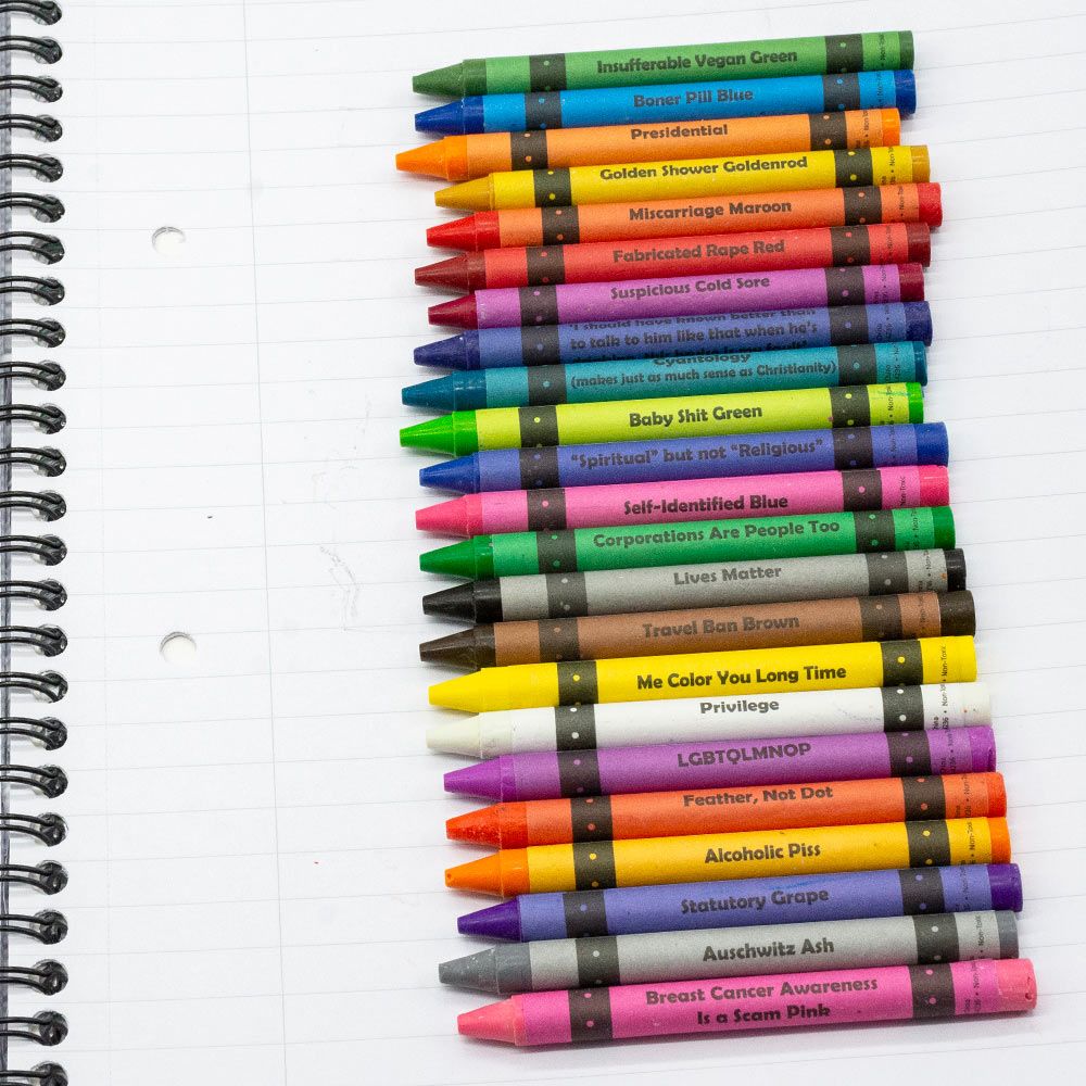 Offensive Crayons guaranteed to bring out the worst in you - Off