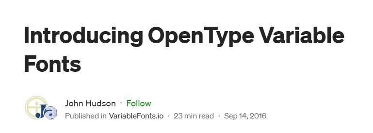 variable fonts by Hudson 0