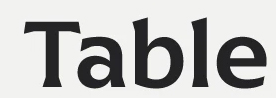 table