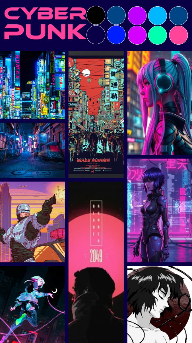Tokyo mood board