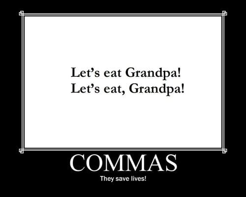 Punctuation-saves-lives