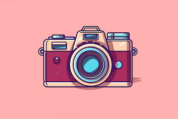 pink-camera-with-blue-lens-pink-background_881695-8780