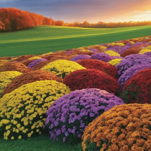 a_wallpaper_of_a_field_of_autumn_flowers