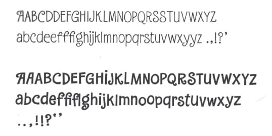 parkinson-fonts