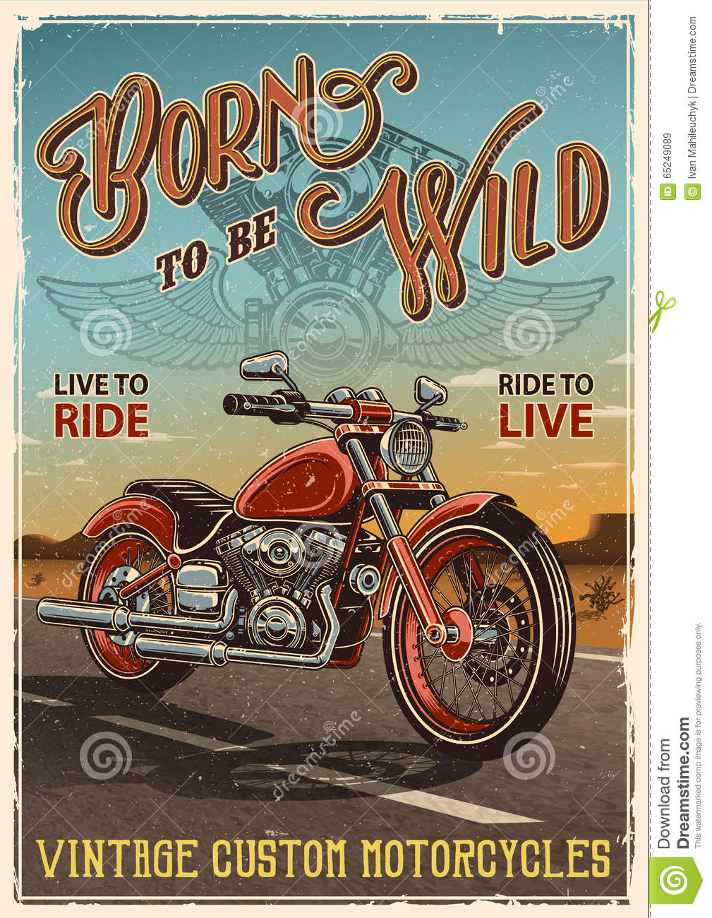 Design: Vintage Motorcycle Posters